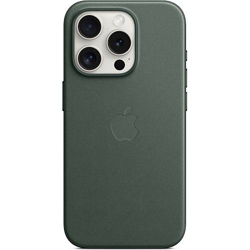 Чехол для смартфона iPhone 15 Pro FineWoven Case with MagSafe, Evergreen